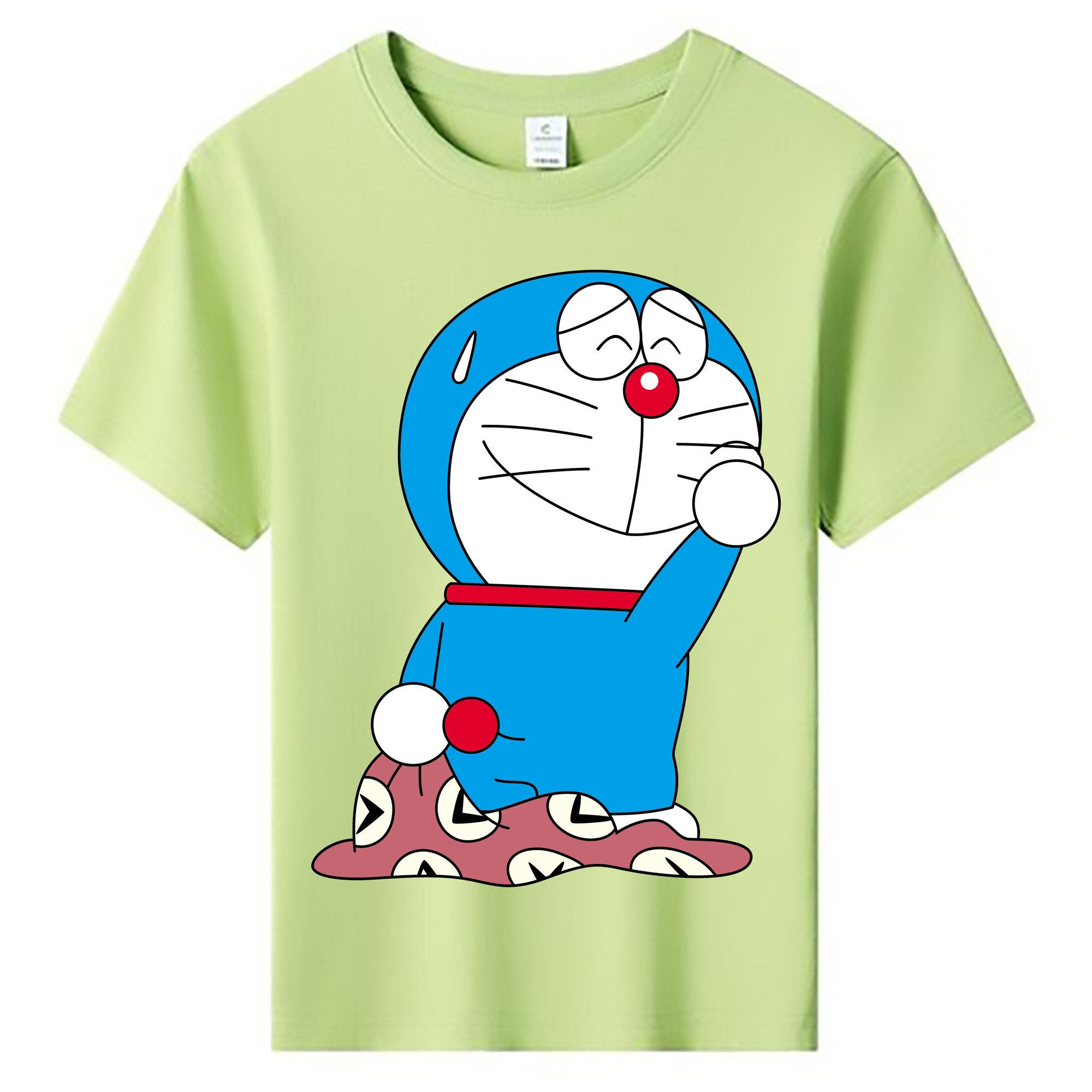 （画像用） ドラえもん Doraemon 綿100％キッズTシャツ（フロントプリント）